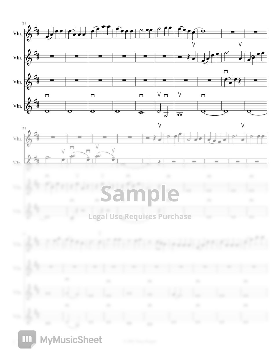 Tracy Ficquet - How Firm A Foundation (For 4 Violins) Sheets by Tracy ...