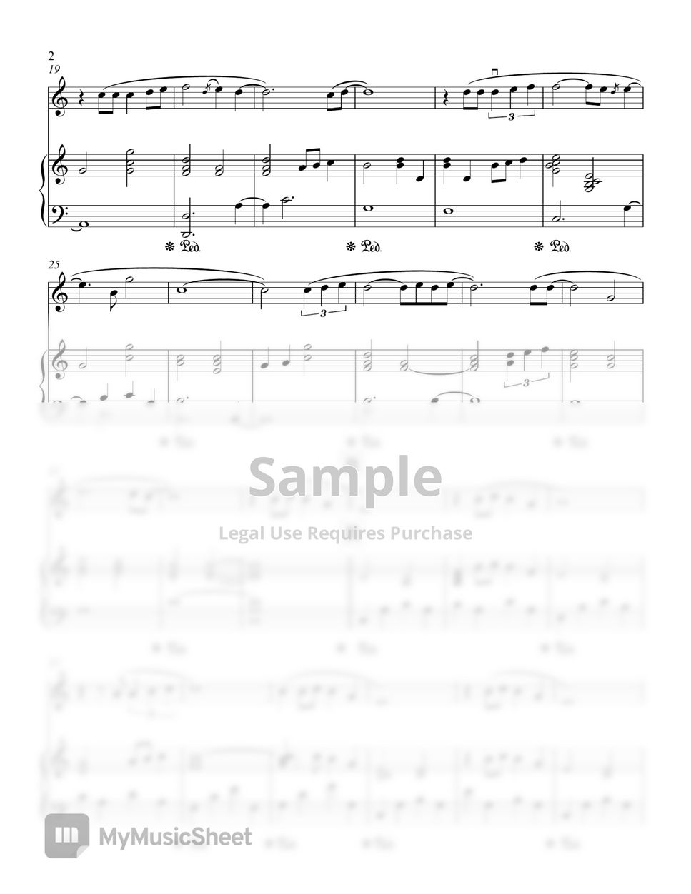 Ed Sheeran The Joker and The Queen for solo and Piano