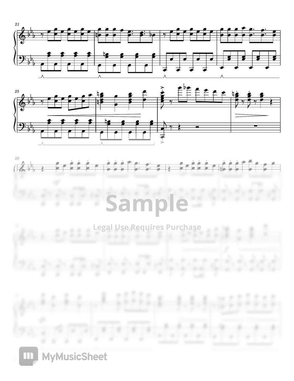 Kanaria - King (Kanaria - For Piano Solo) Sheets by poon