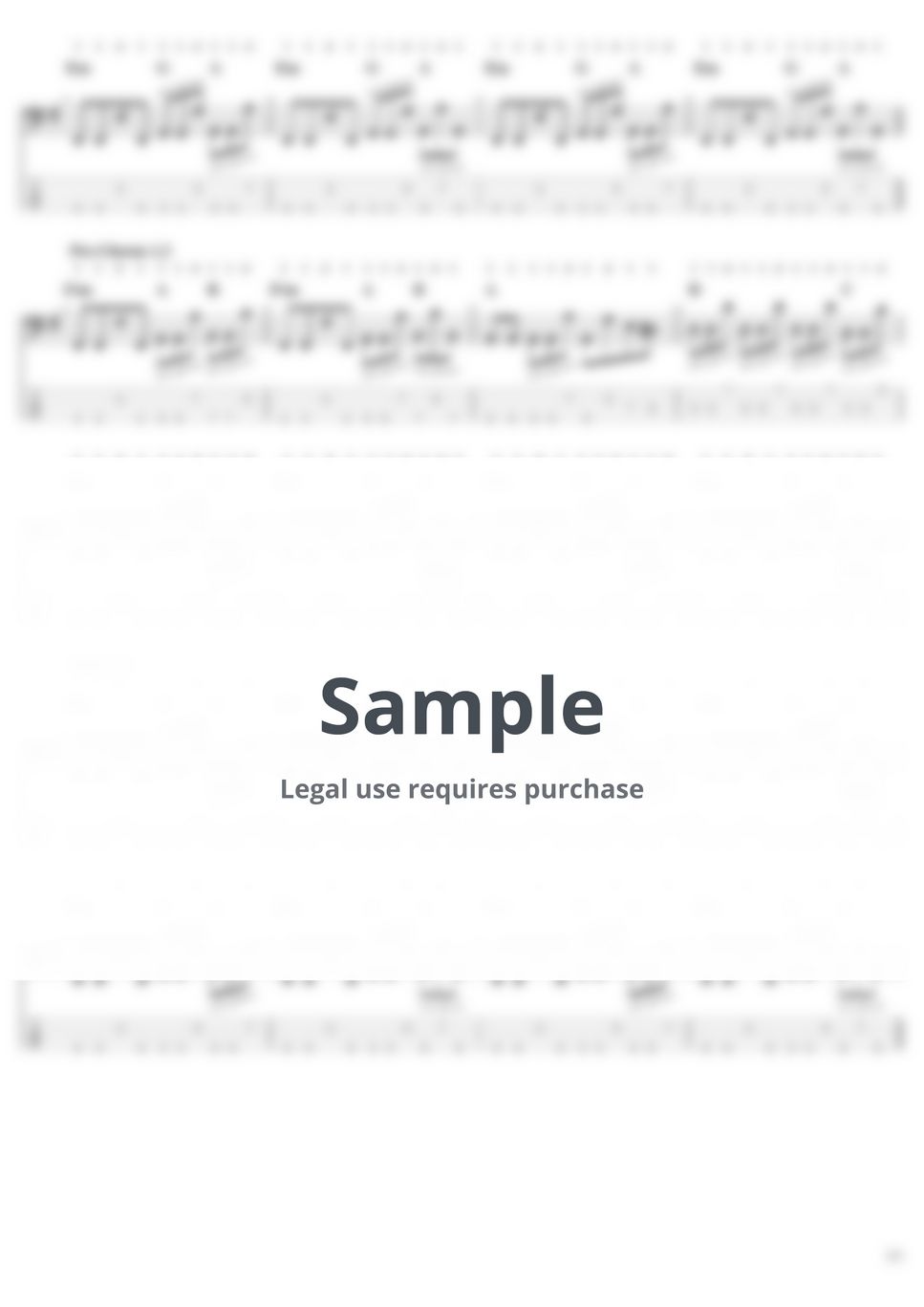 Red Hot Chili Peppers Higher Ground Tab + 단선 악보 by Tori Lefty