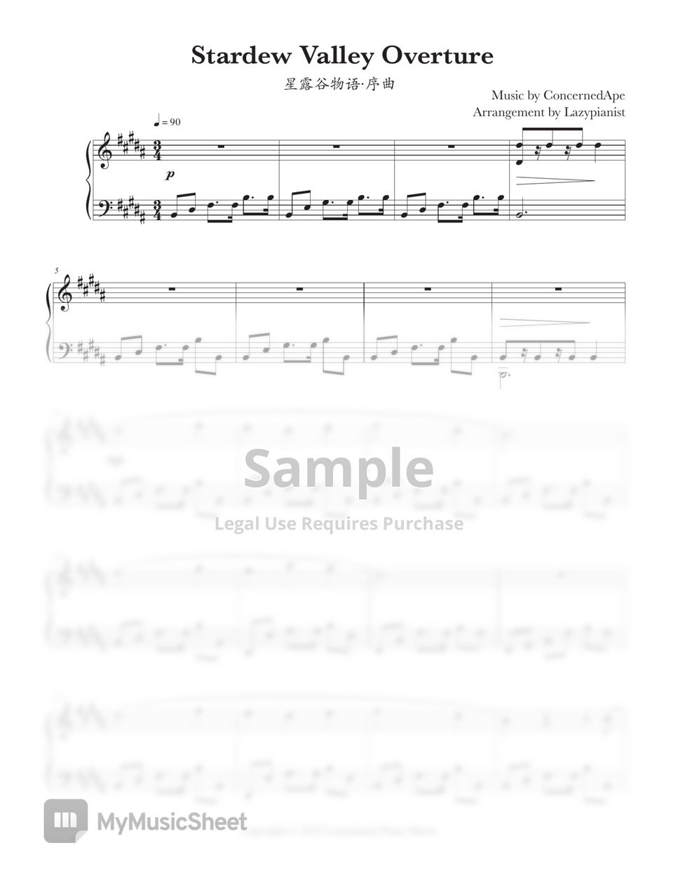 concernedape-stardew-valley-overture-sheets-by-lazypianist