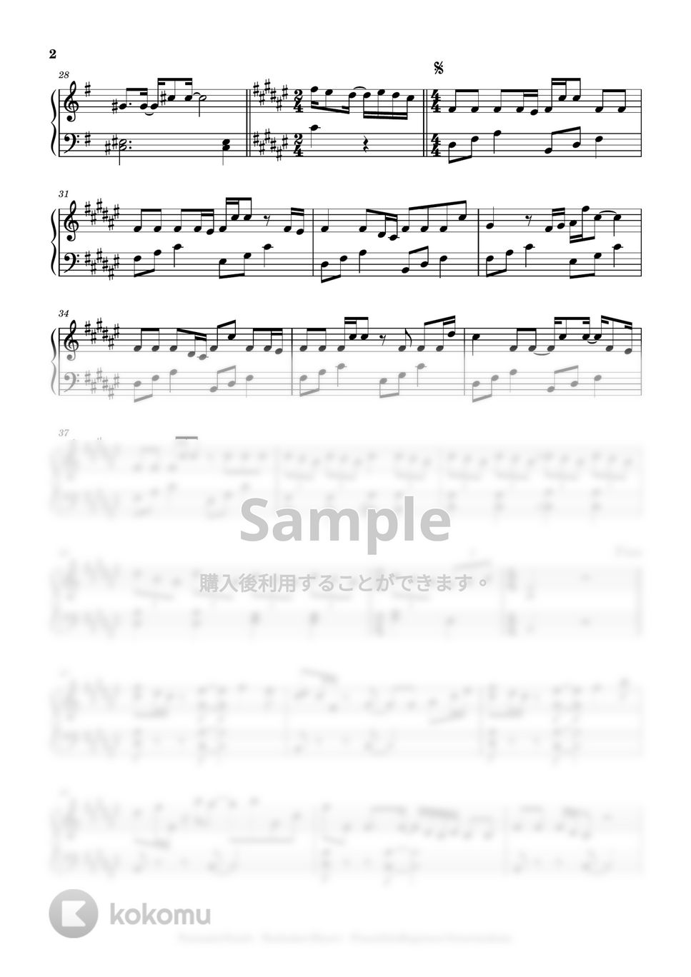 FantasticYouth - Koshaberi Biyori (beginner to intermediate, piano) by Mopianic