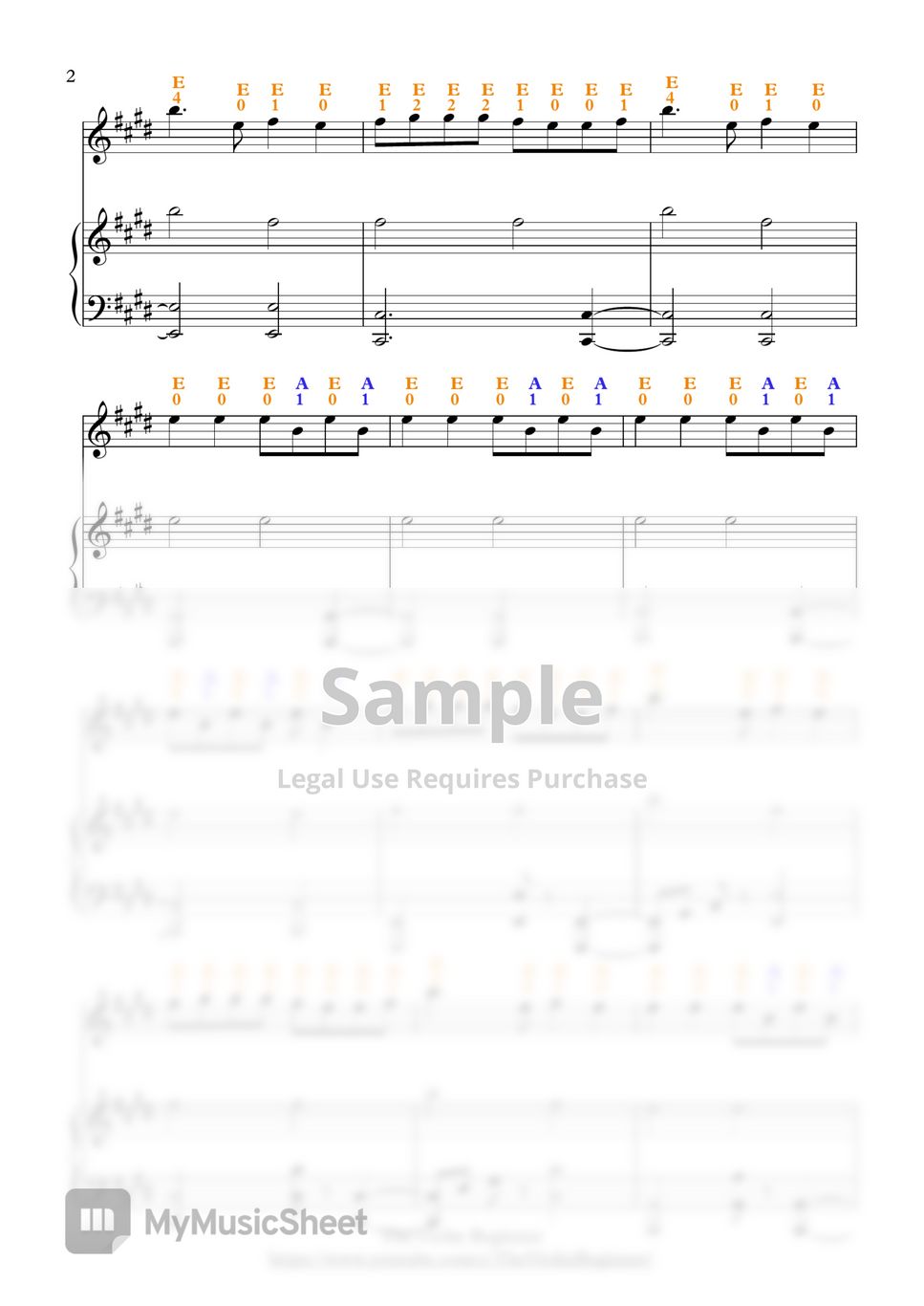 BLACKPINK ICE CREAM (with Selena Gomez) 楽譜 by The Violin Beginner