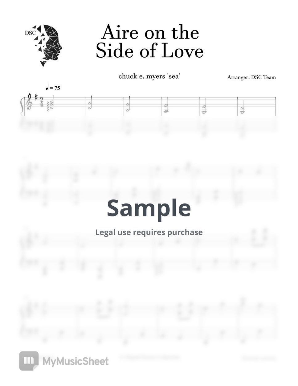 chuck e myers 'sea' - Aire on the Side of Love by Digital Scores Collection