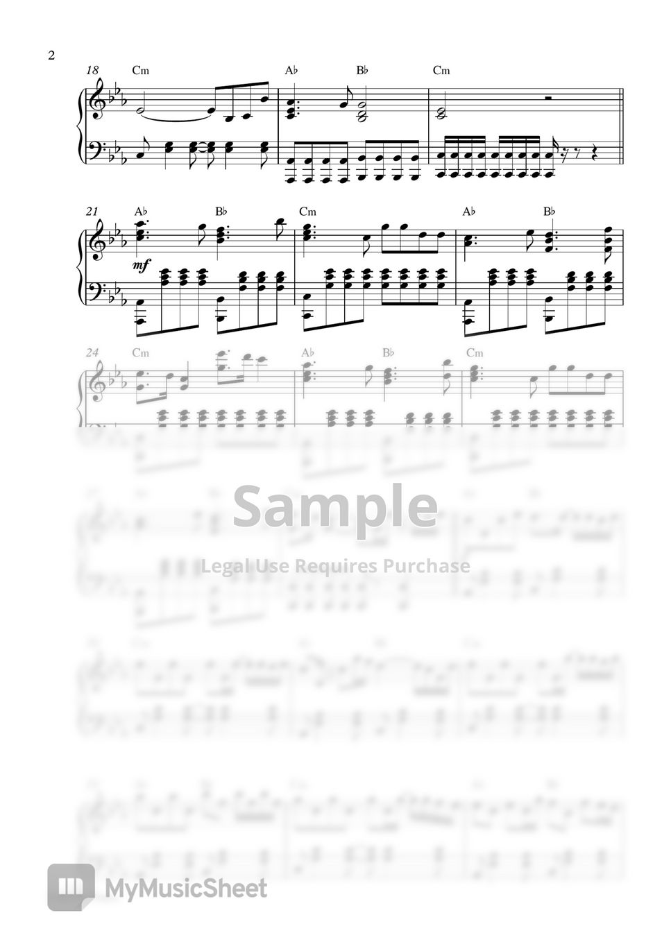 Alan Walker X Coldplay - Hymn For The Weekend (Piano Sheet) by Pianella Piano