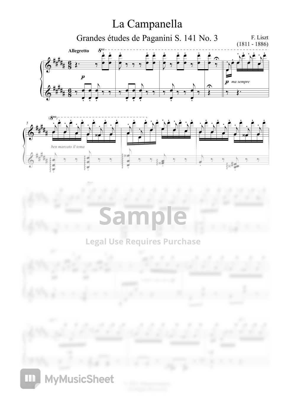 F. Liszt - La Campanella