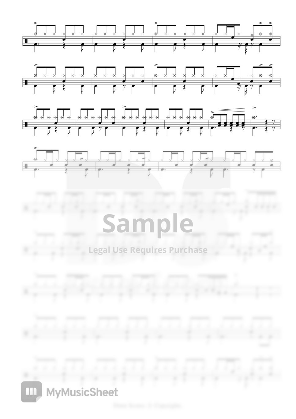 Moneto feat. MRCH - Lullaby (鼓譜) by Scoresdrum