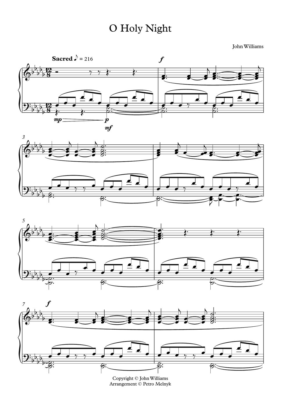 john-williams-o-holy-night-john-williams-ost-home-alone-sheets