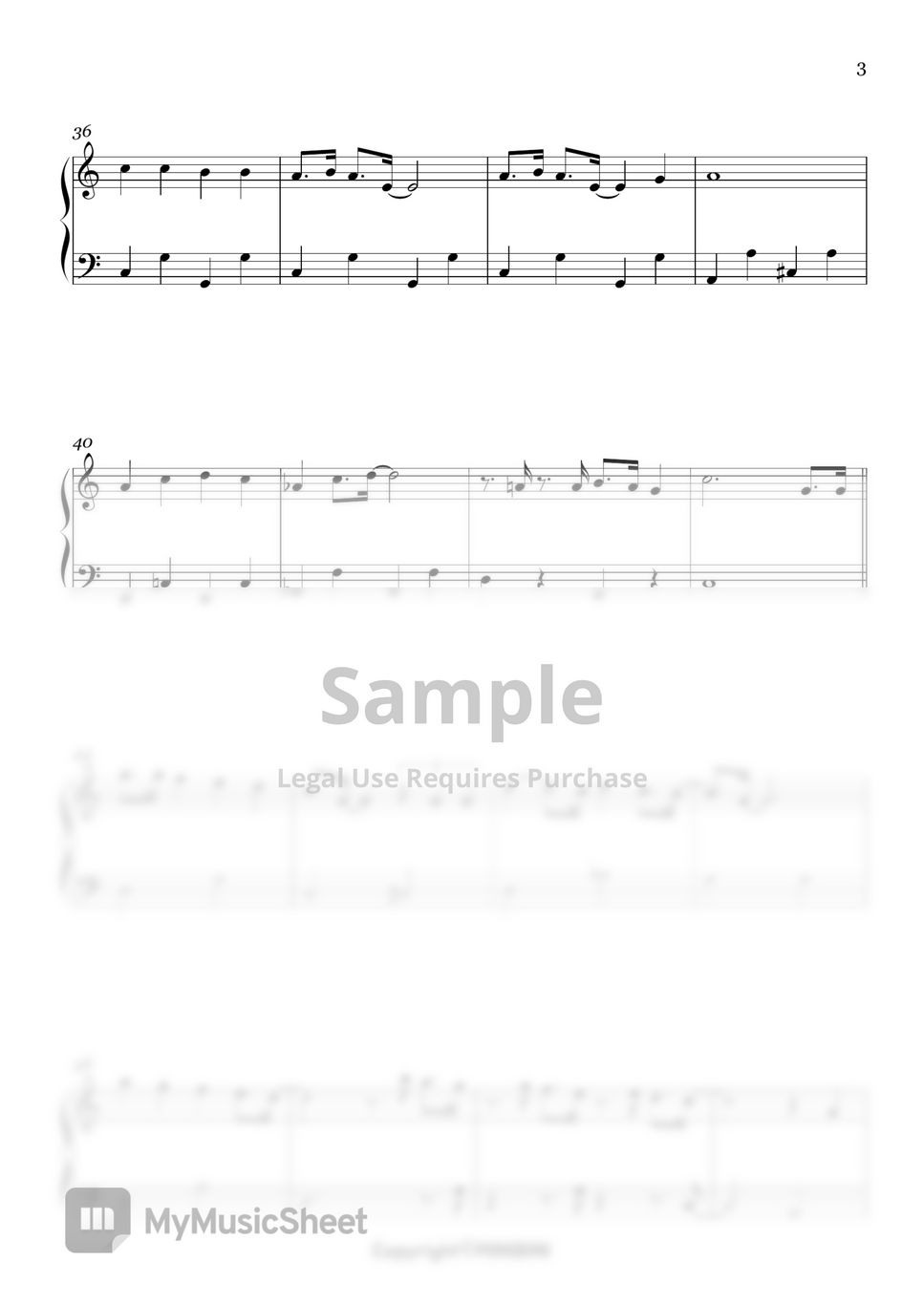 Christmas - Carol Medley (Easy Version) by MINIBINI