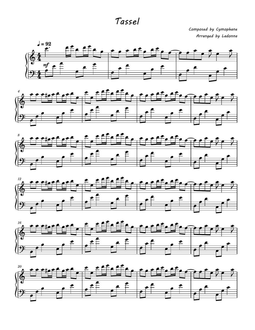 Cymophane Tassel (Variation on Tassel) Sheets by Ladonna