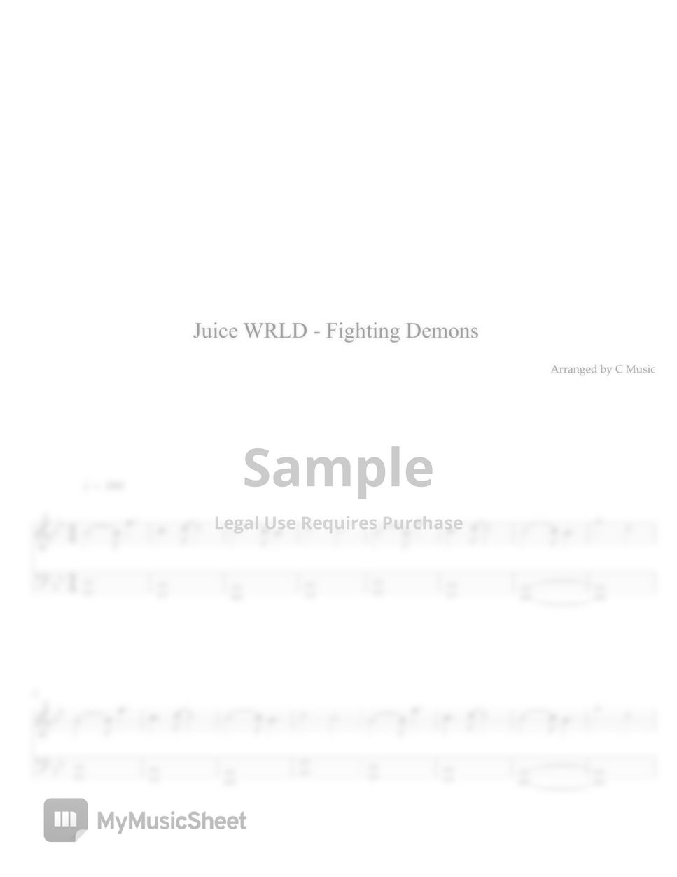 Juice WRLD - Fighting Demons by C Music