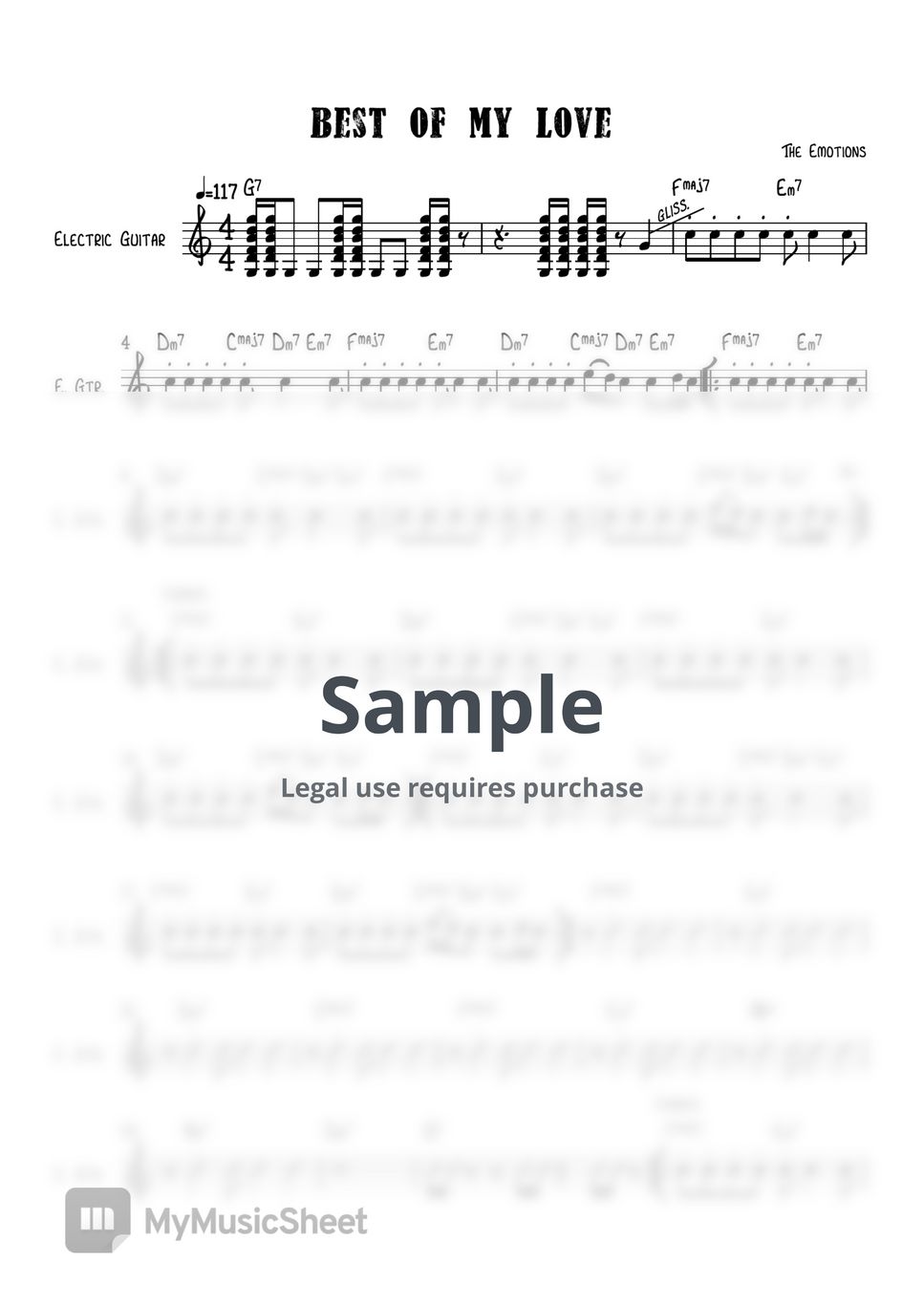 The emotions best of my love sheets by jp aguiluz