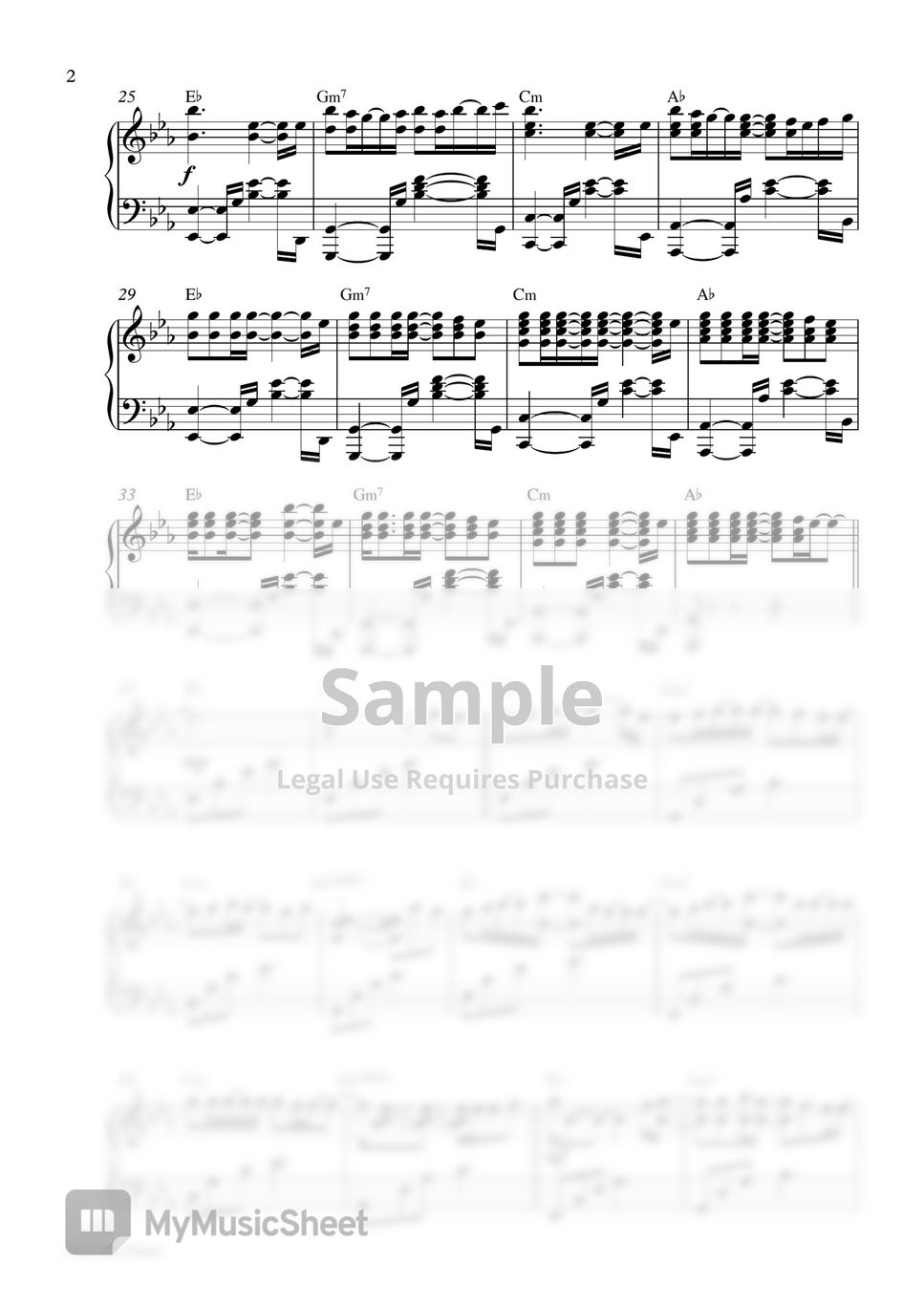 traitor (Easy Piano) - Print Sheet Music Now