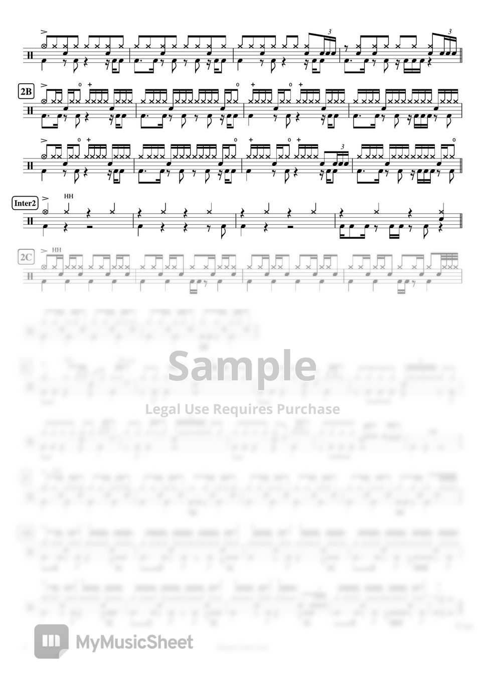 aespa - Dreams Come True by Cookai's J-pop Drum sheet music!!!