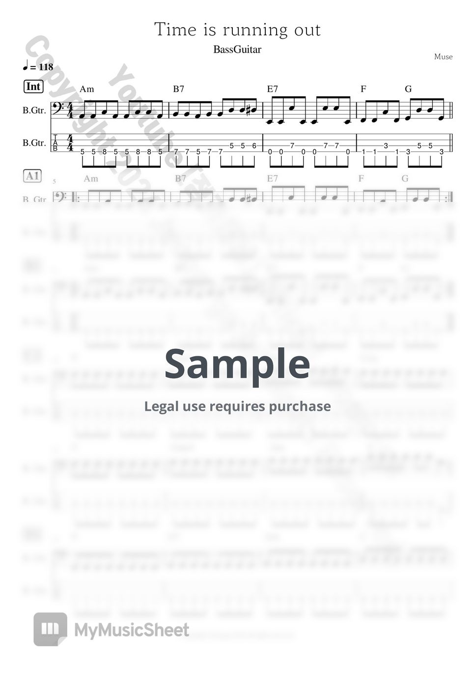 time-is-running-out-bassguitar-sheets-by-youtube