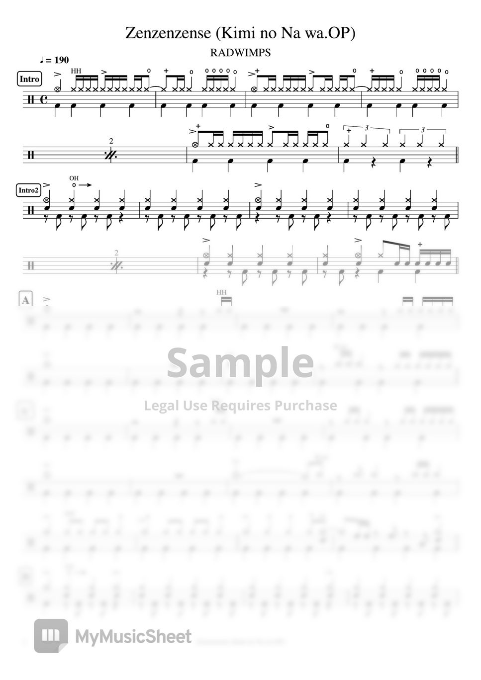 radwimps-zenzenzense-kimi-no-na-wa-op-by-cookai-s-j-pop-drum