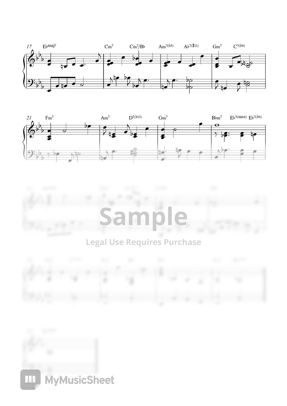 Jimmy Van Heusen - Like Someone In Love (쉽게 치는 재즈) by 최수민