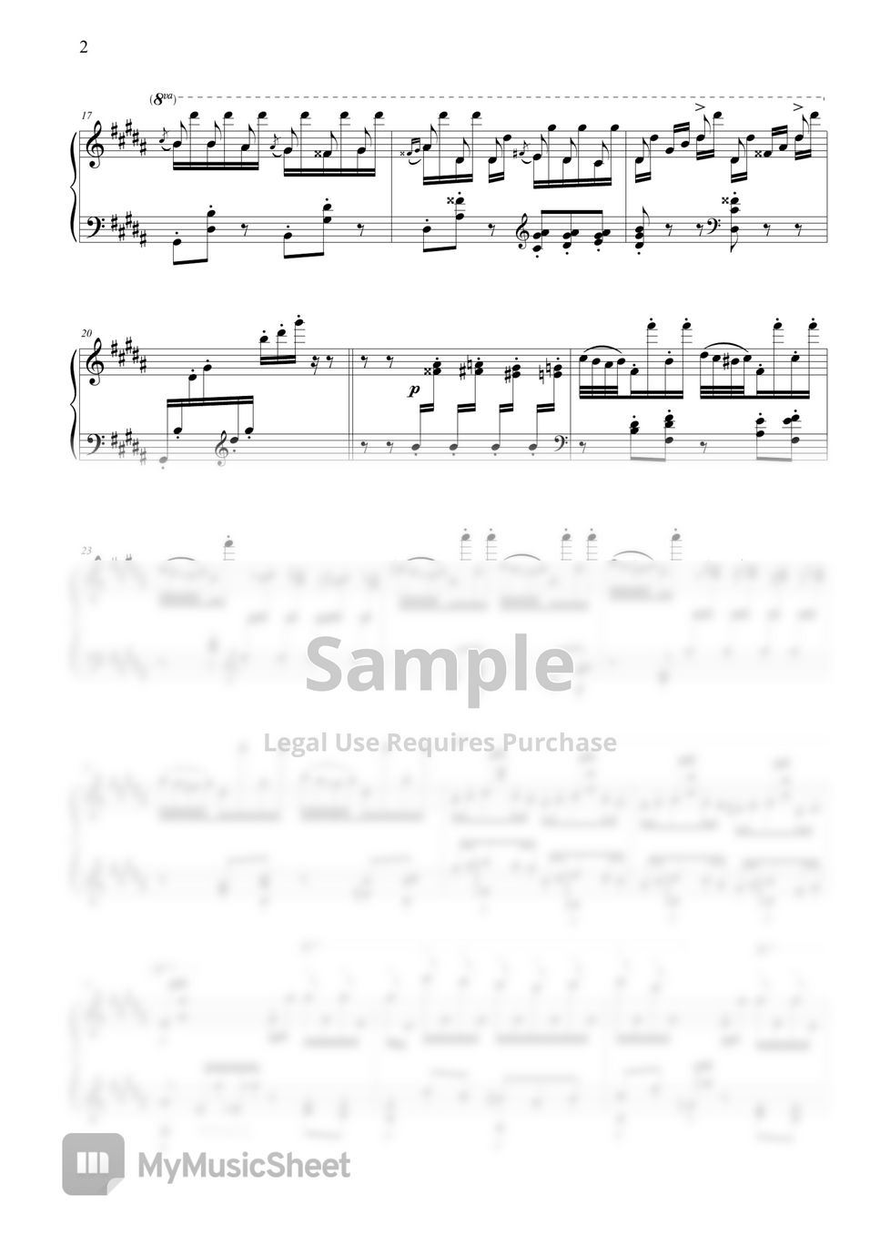 F. Liszt - La Campanella by MyMusicSheet Official