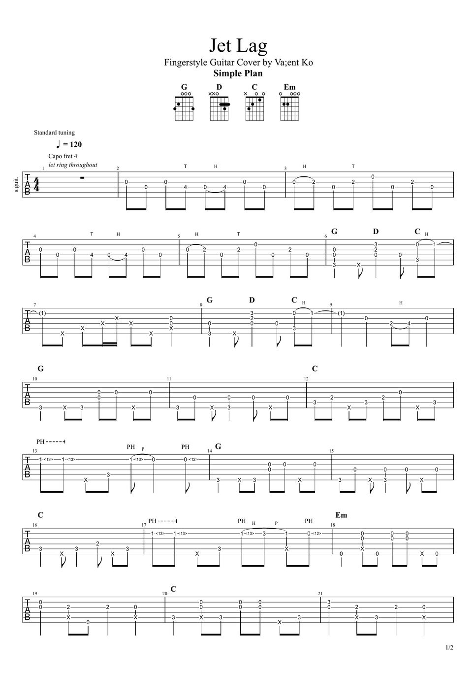 Simple Plan Jet Lag Sheets by Valent Ko