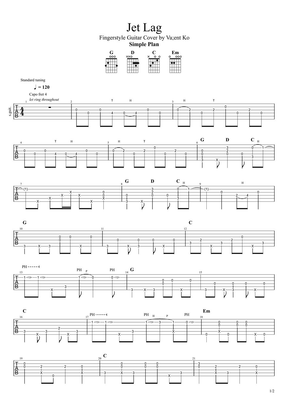 Simple Plan Jet Lag Sheets by Valent Ko