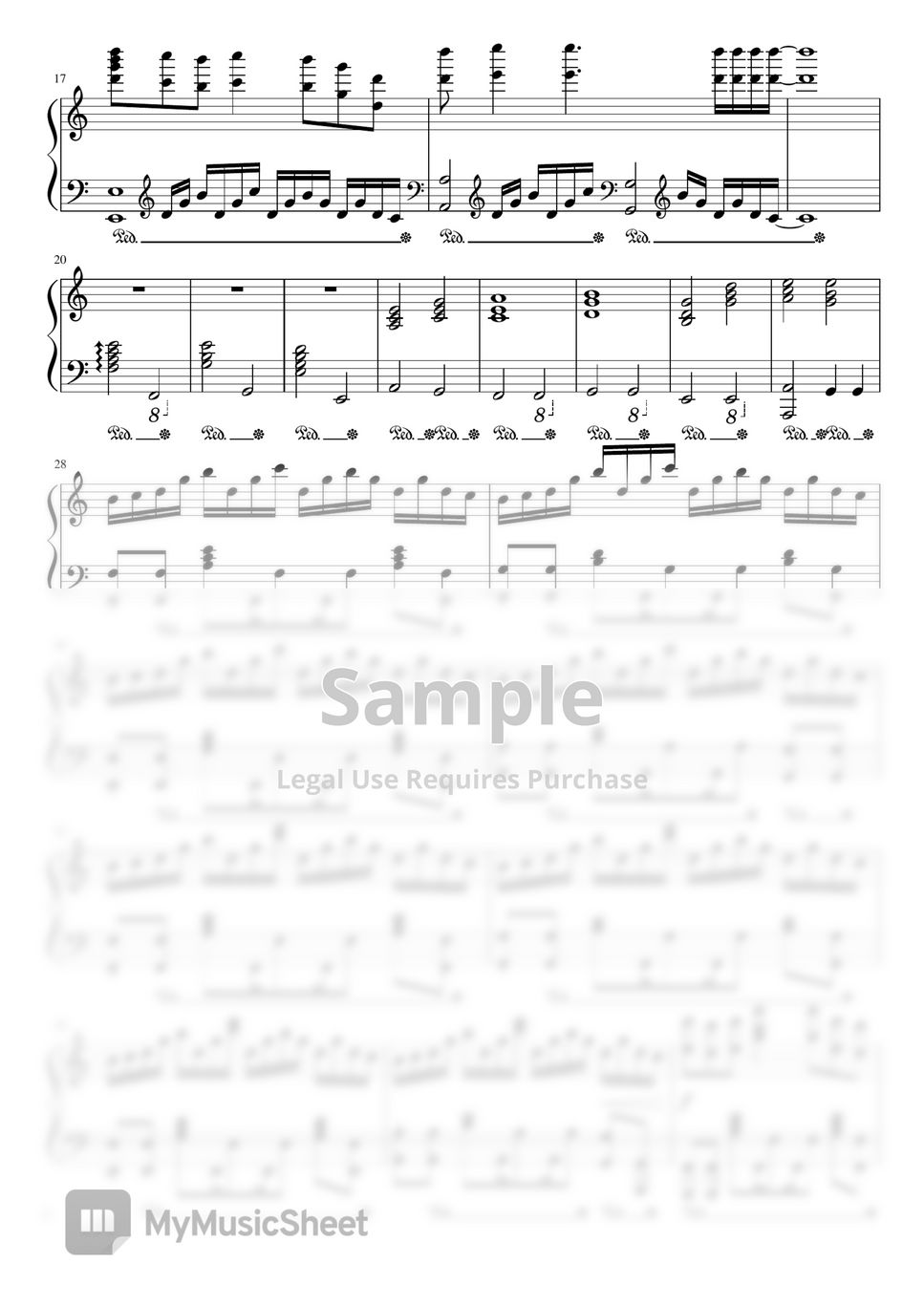 Your Lie in April – Hikaru Nara (Yokoyama) - Piano Sheet Music