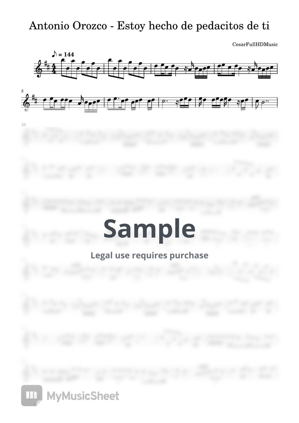 Antonio Orozco - Estoy hecho de pedacitos de ti