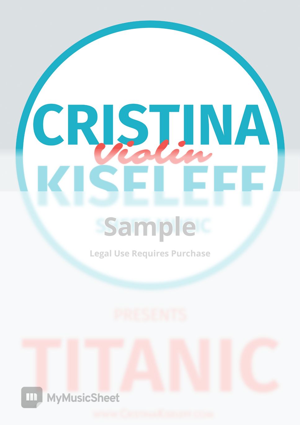 TITANIC - My Heart Will Go On (For Violin Solo) by Cristina Kiseleff