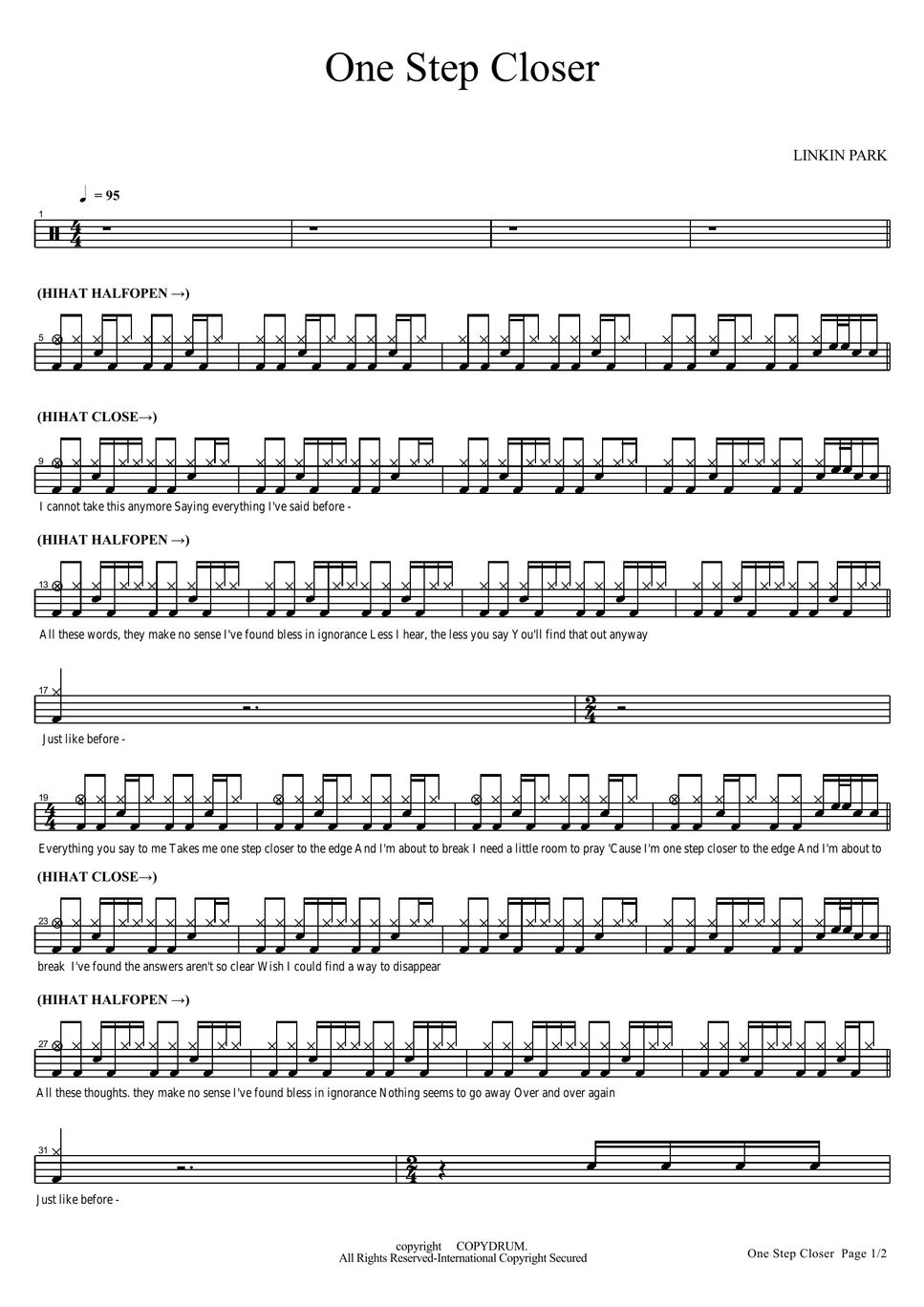 linkin-park-one-step-closer-by-copydrum