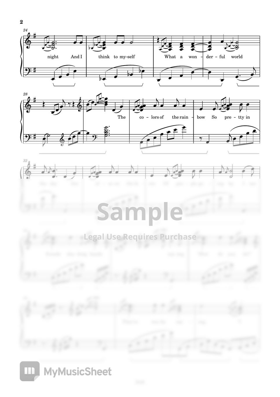 louis-armstrong-what-a-wonderful-world-sheets-by-jocar-corpuz