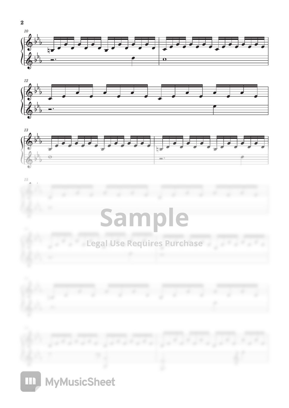 Max Richter The Departure 楽譜 by Magdalena Galka