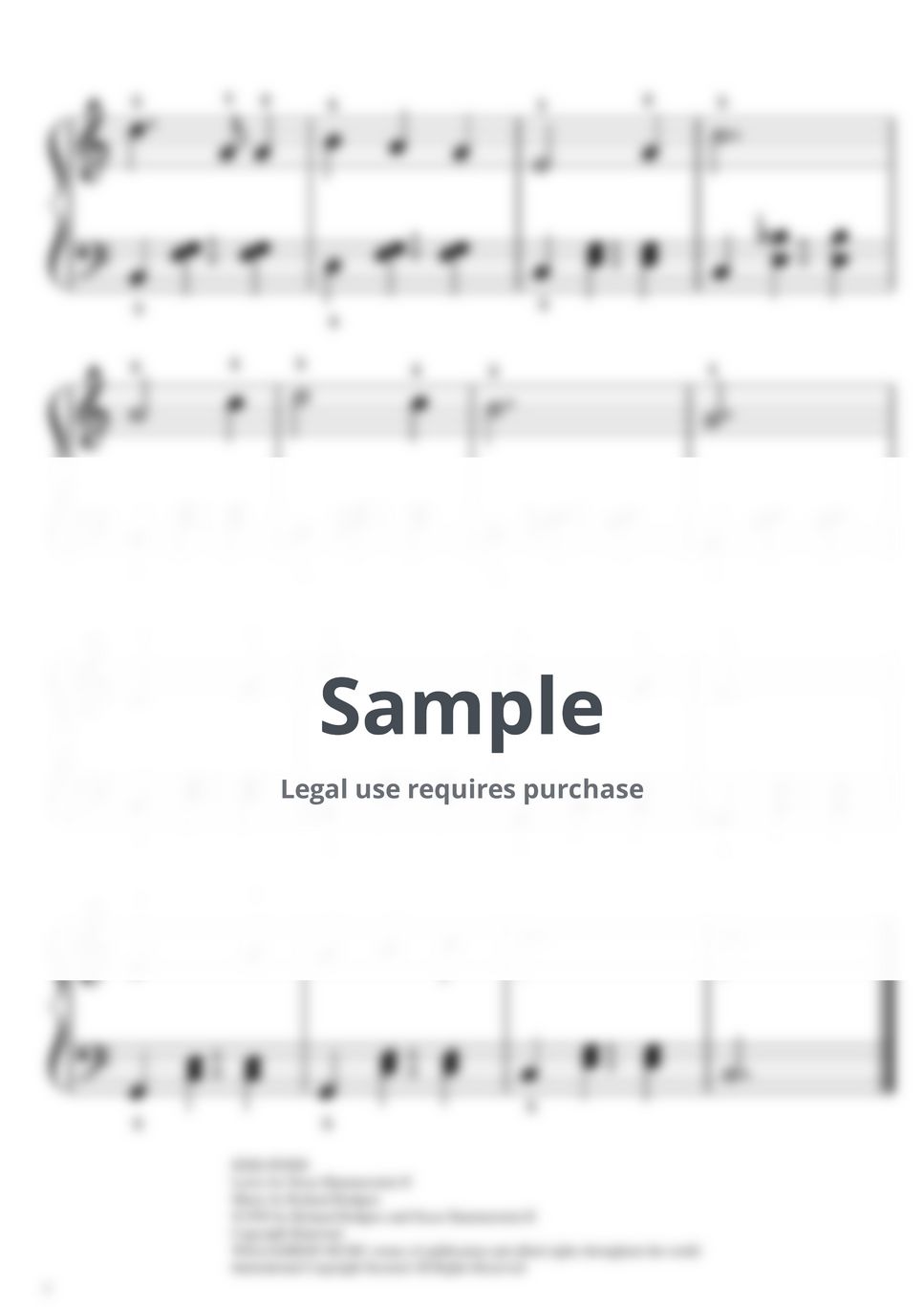 サウンドオブミュージック 【初級】エーデルワイス แผ่น by ピアノの先生の楽譜集