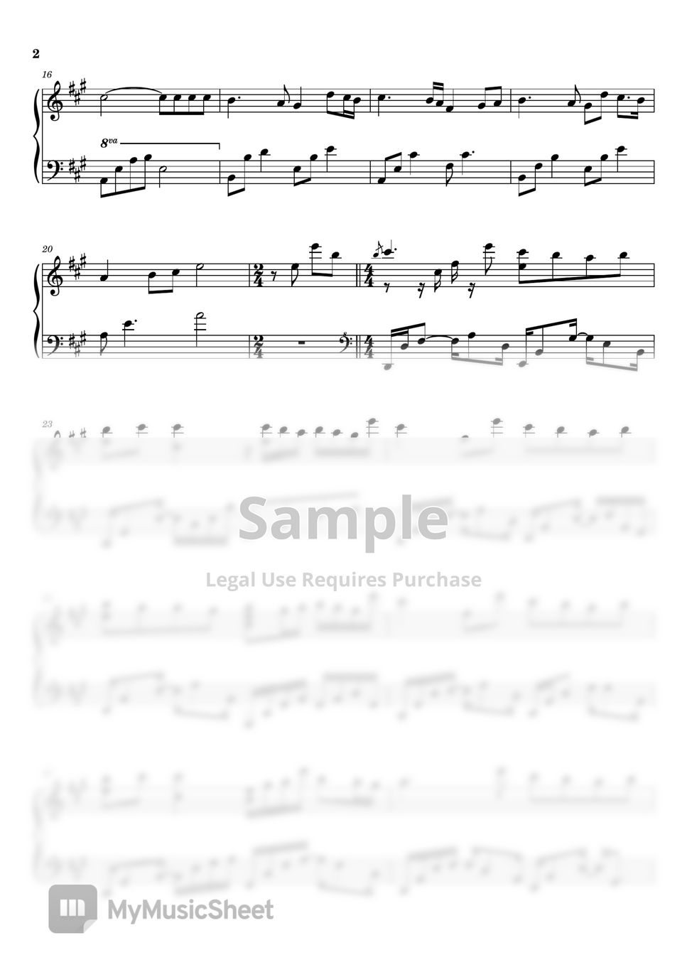 악토버 October Time To Love 2017 Sheet Music Midi Sheets By Sayu 0607