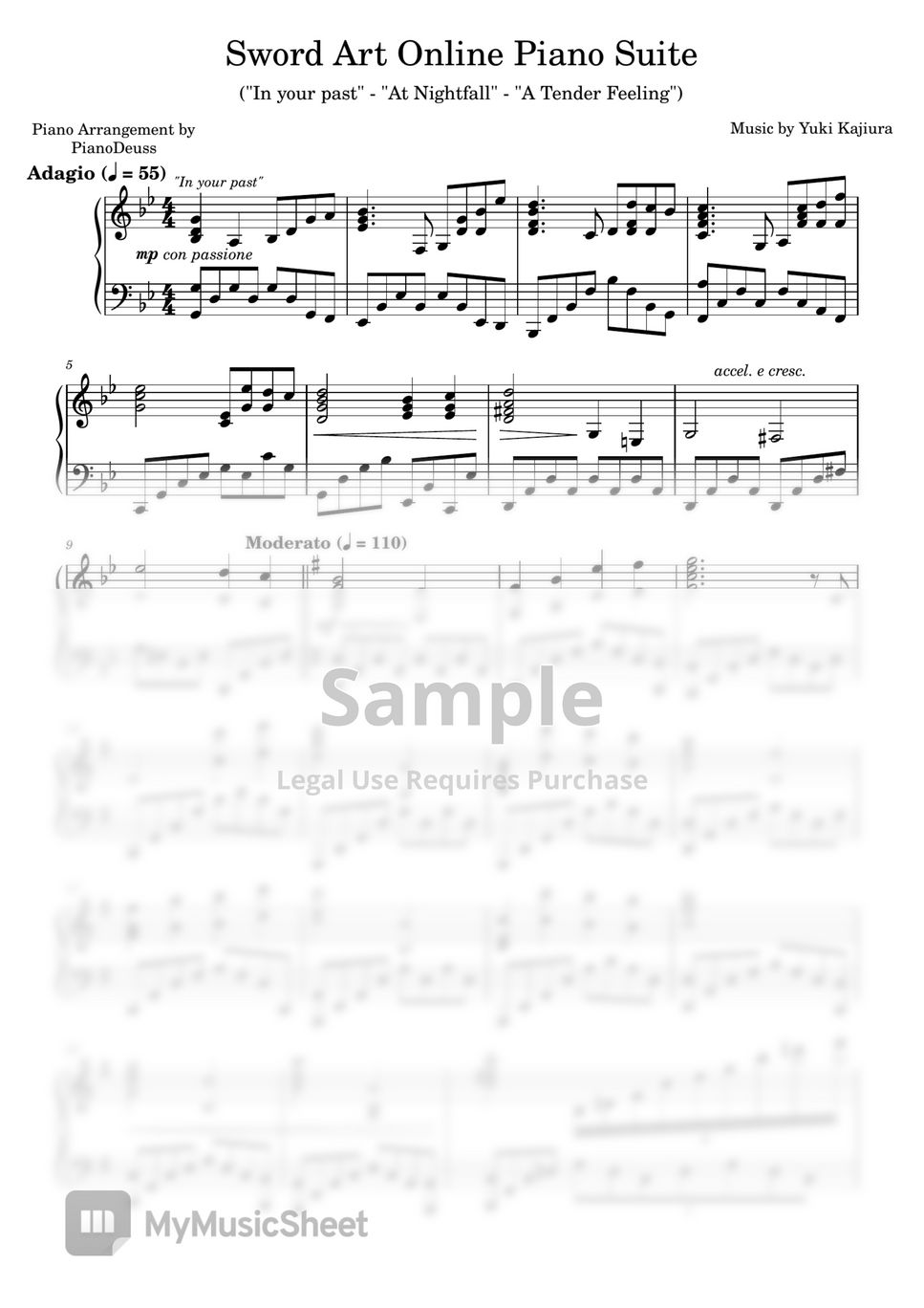 Yuki Kajiura - Sword Art Online Piano Suite by PianoDeuss