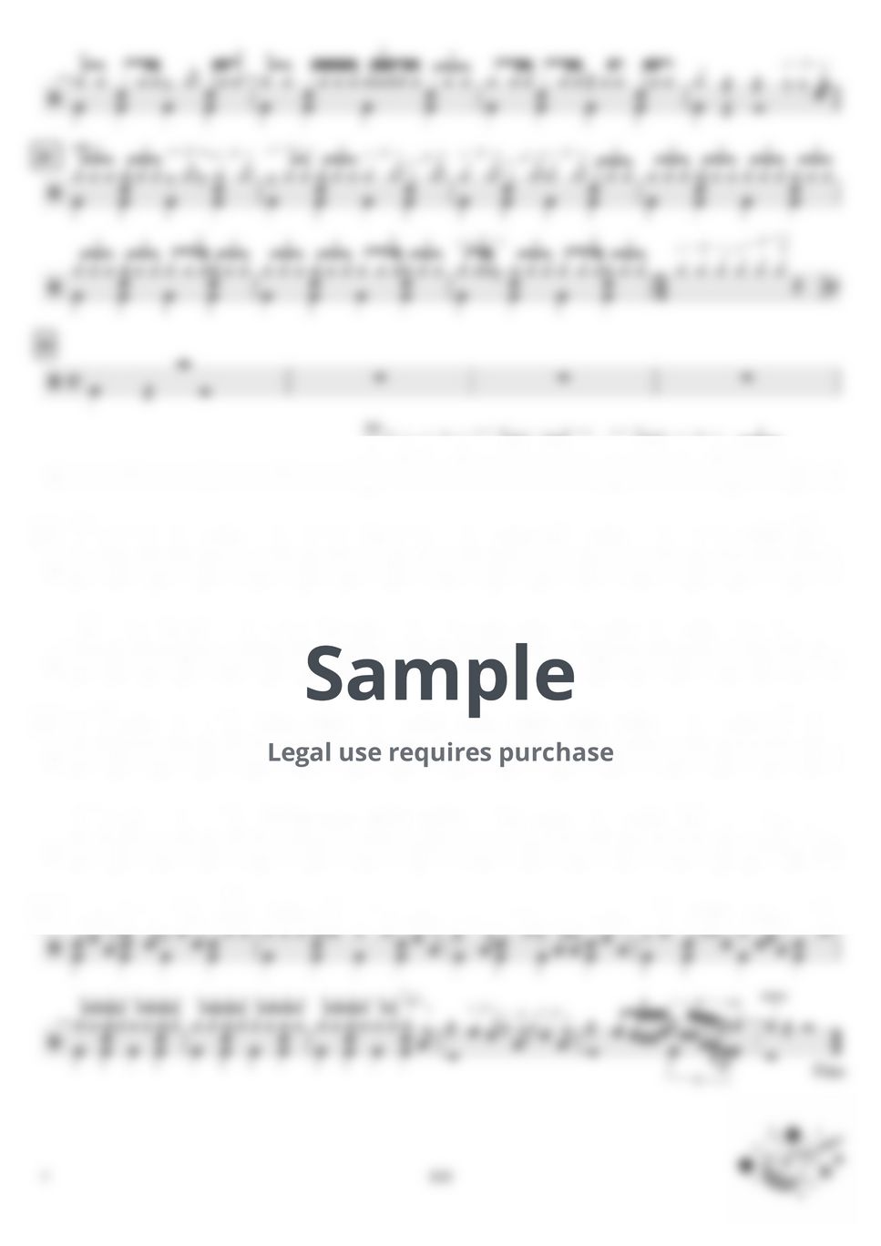 by-cookai-s-j-pop-drum-sheet-music
