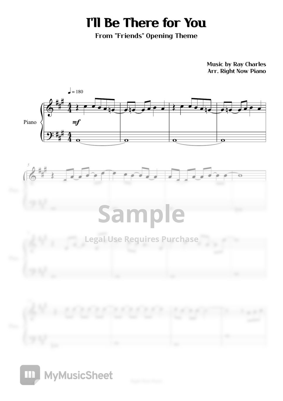 friends-i-ll-be-there-for-you-opening-theme-sheets-by-right-now-piano