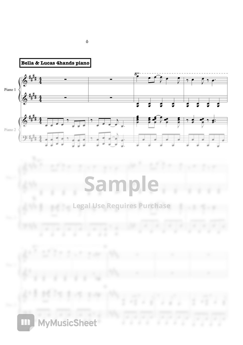 Attack On Titan - all Op &amp; ED Medley (4hands piano) by Bella&amp;Lucas