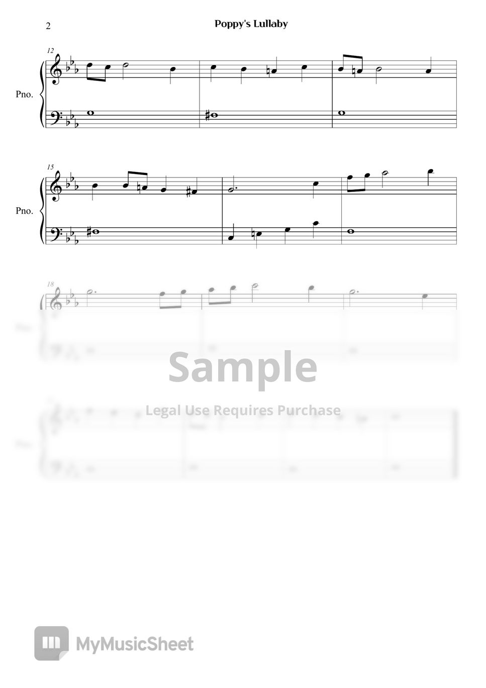 It's Playtime (Poppy Playtime) ~ Piano Sheets Sheet music for Piano (Solo)  Easy