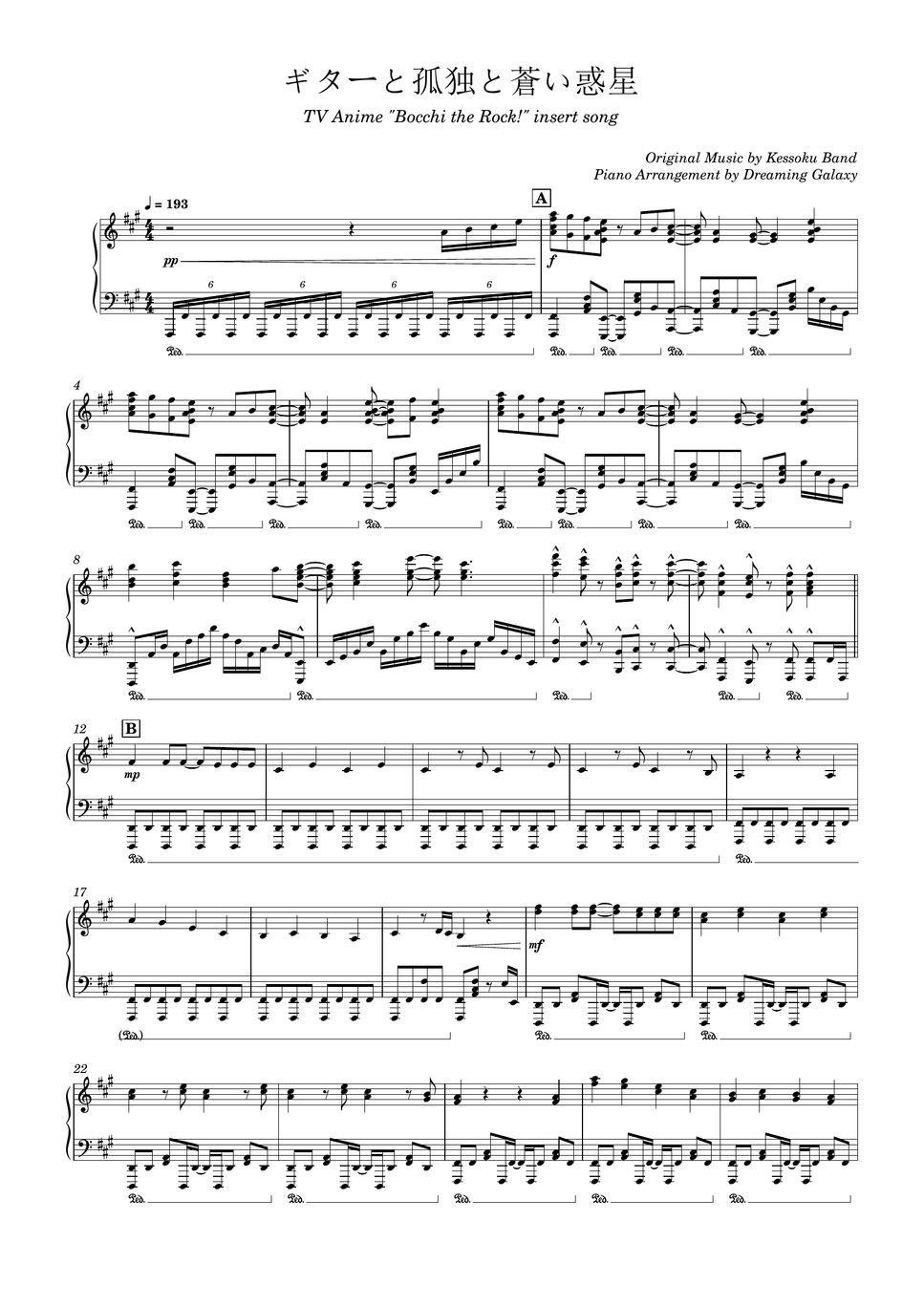 Kessoku Band Guitar, Loneliness and Blue Sheet by Dreaming Galaxy