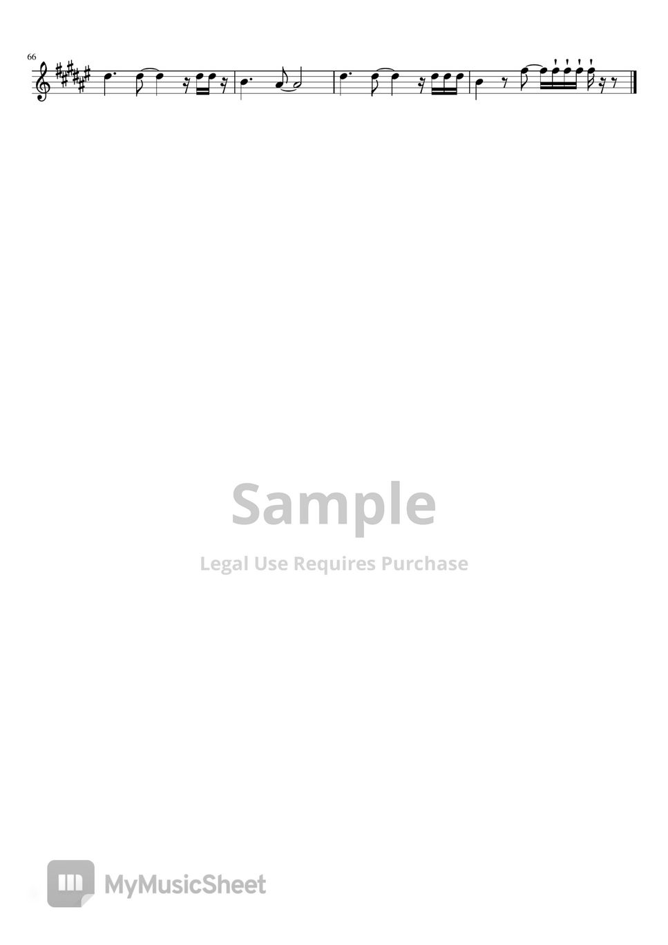 BTS Dynamite (For 7 Violins) Sheets by F.