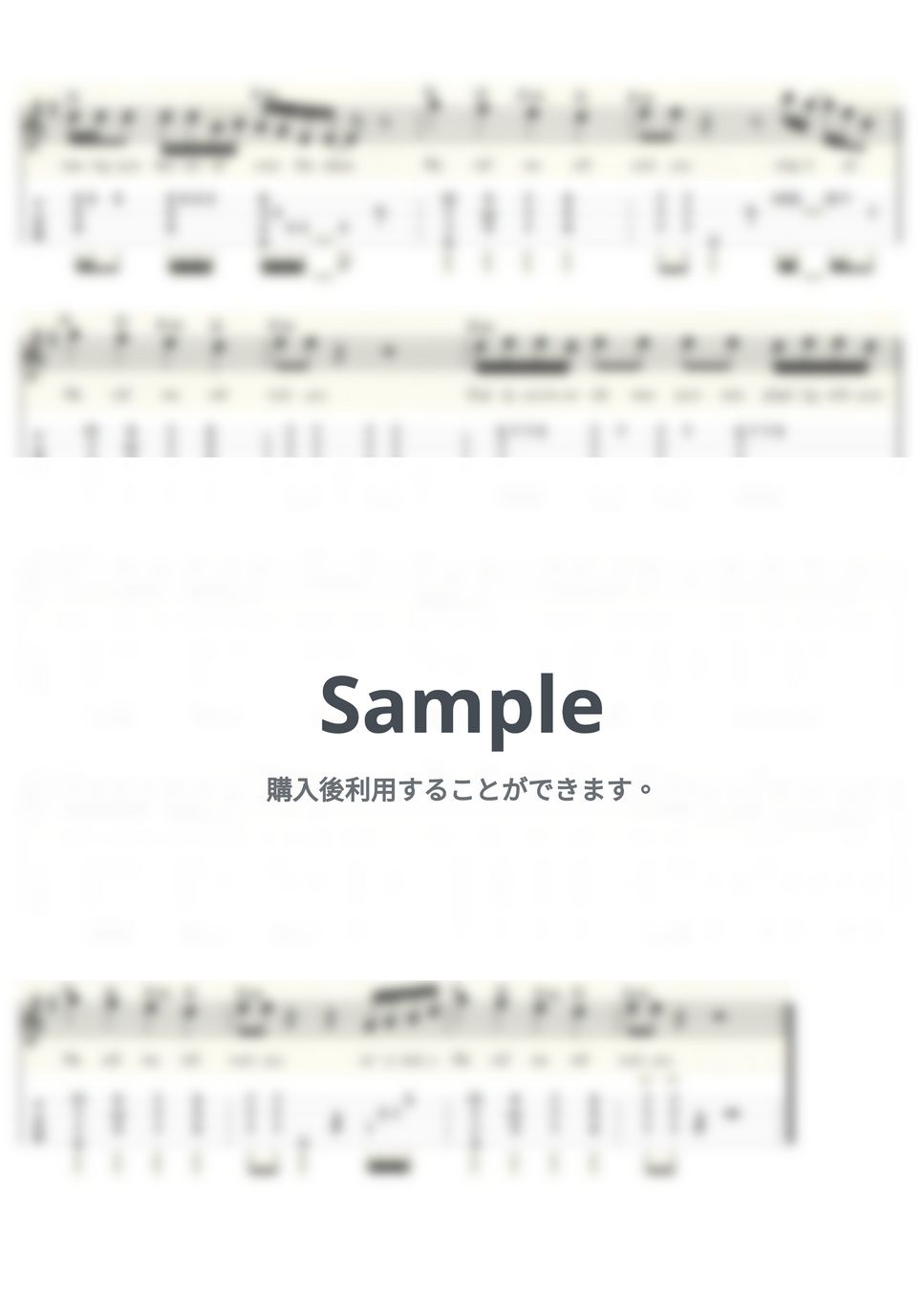 クイーン - We Will Rock You (ｳｸﾚﾚｿﾛ/Low-G/中級) by ukulelepapa
