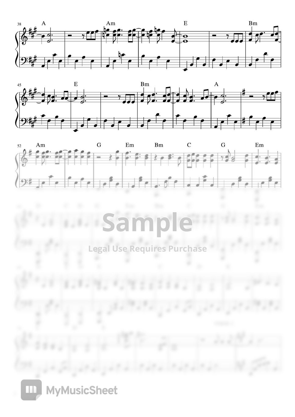 Rivermaya - 214 (piano sheet music) by Mel's Music Corner