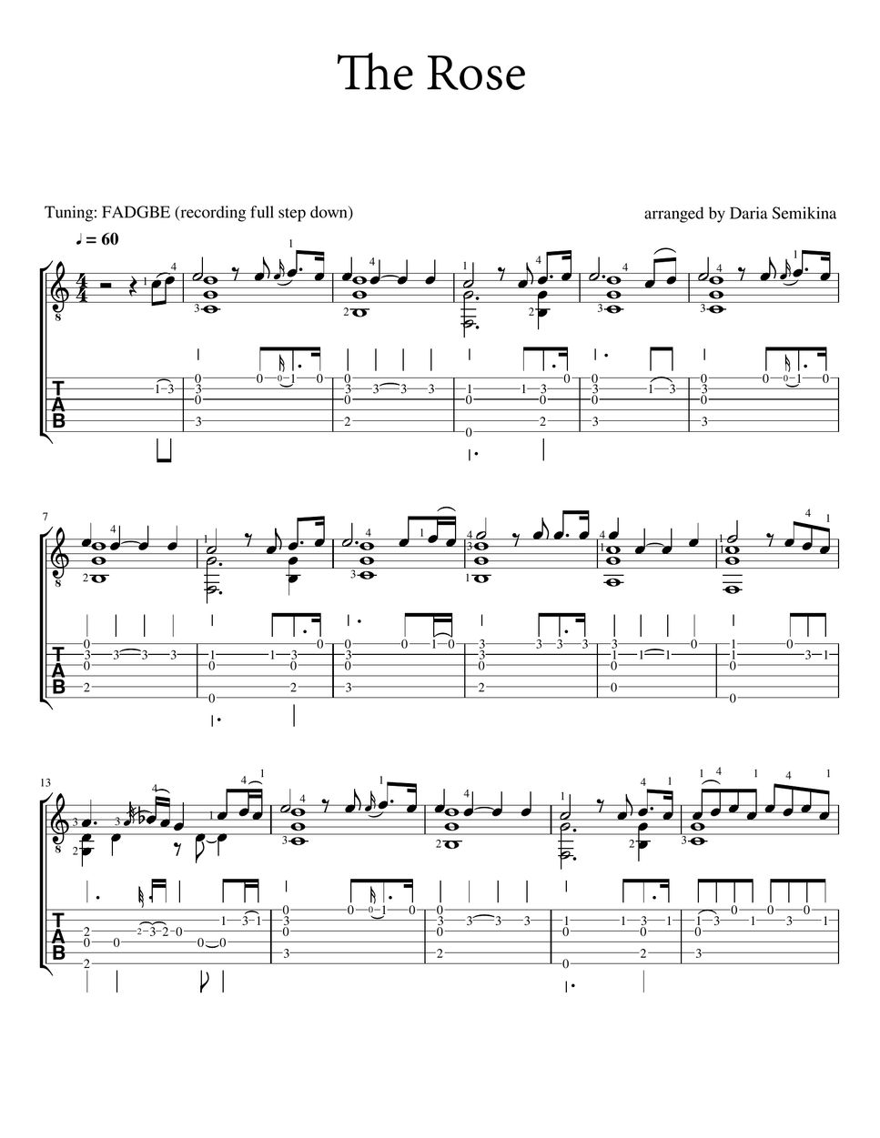 Bette Midler The Rose Sheets