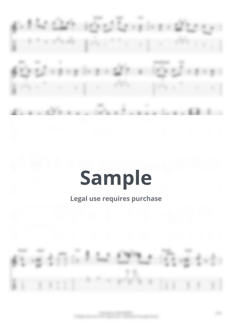 Kessoku Band Seishun Complex 青春コンプレックス Lead Guitar Sheets By Tab Market 9132