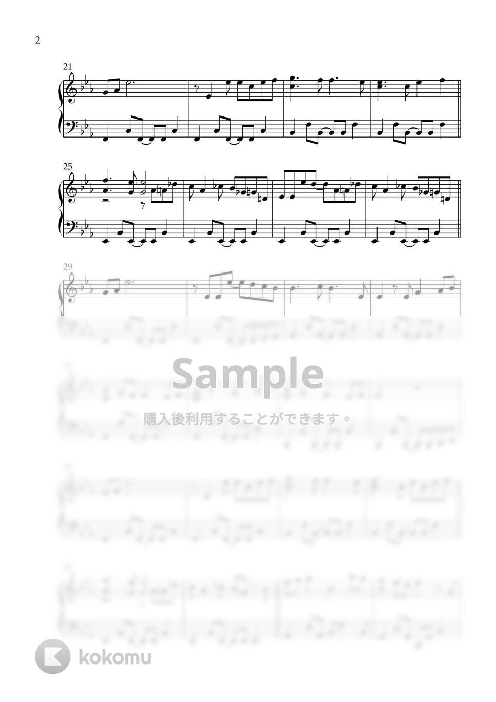 Official髭男dism - ホワイトノイズ by ハルゴナのピアノ部屋