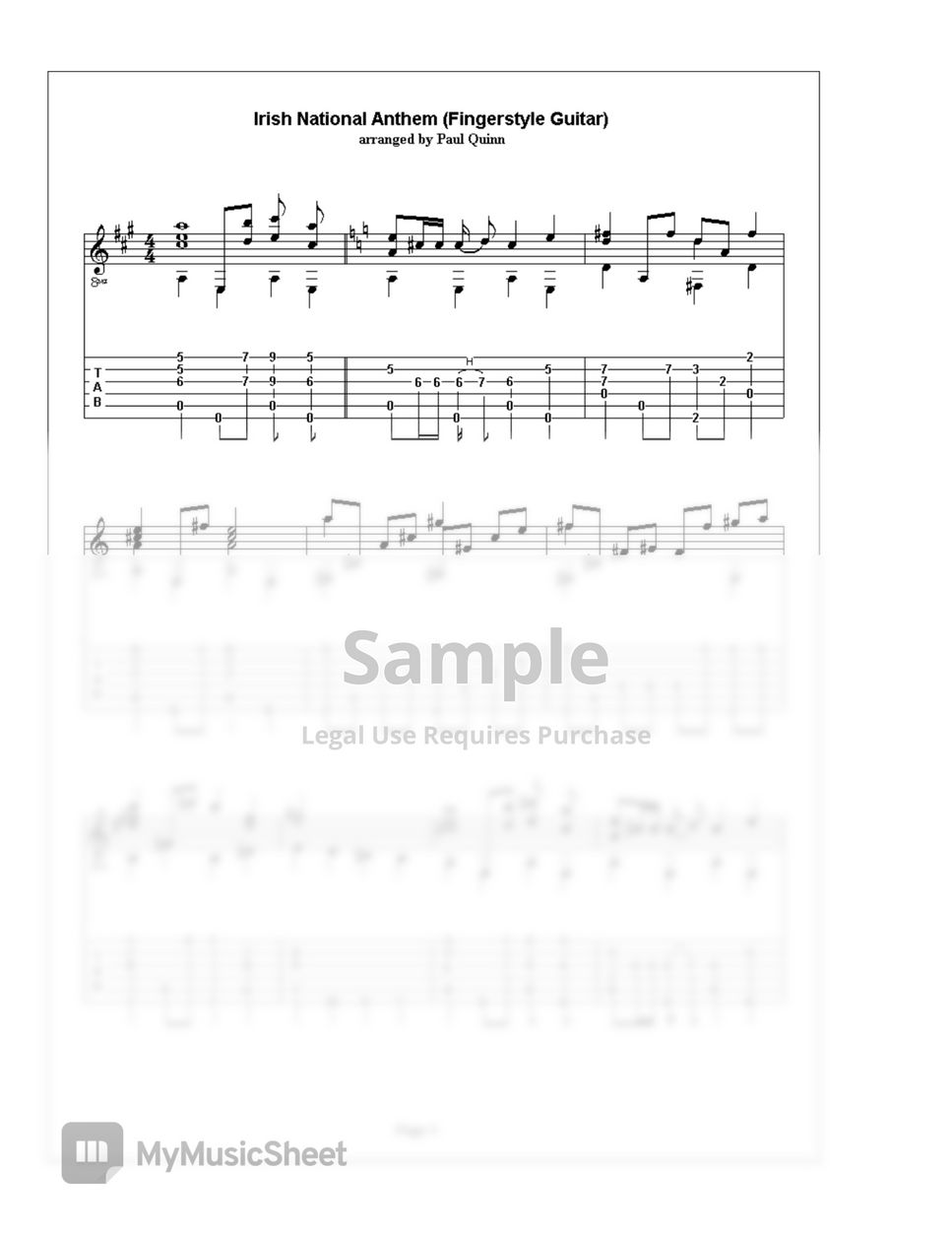 irish-national-anthem-acoustic-instrumental