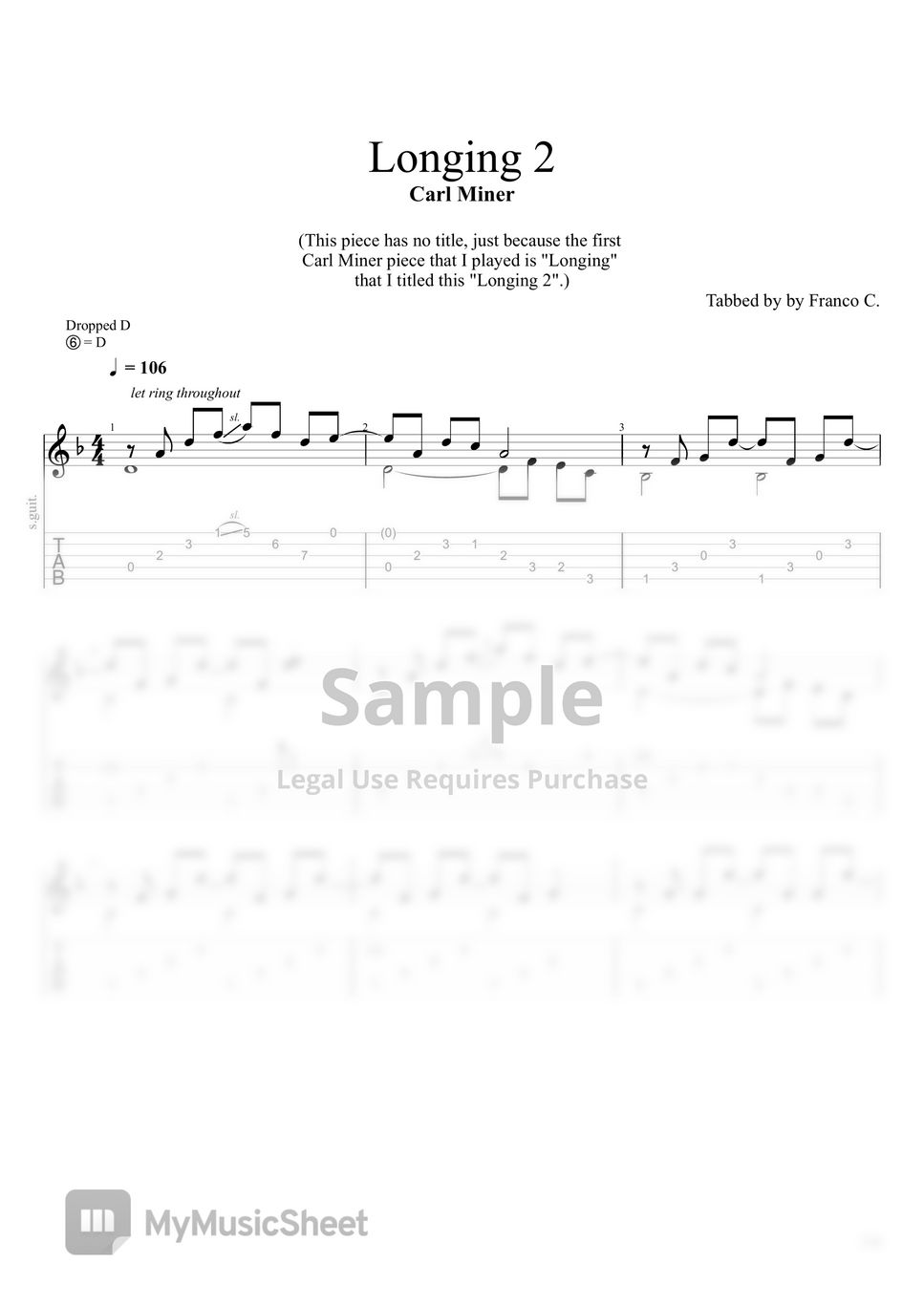 carl-miner-longing2-transcript-tab-1staff-by-franco-c
