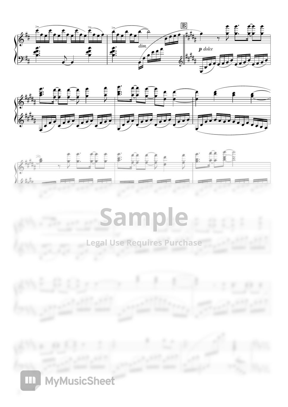 Toki Wo Kizamu Uta Sheet Music - 3 Arrangements Available