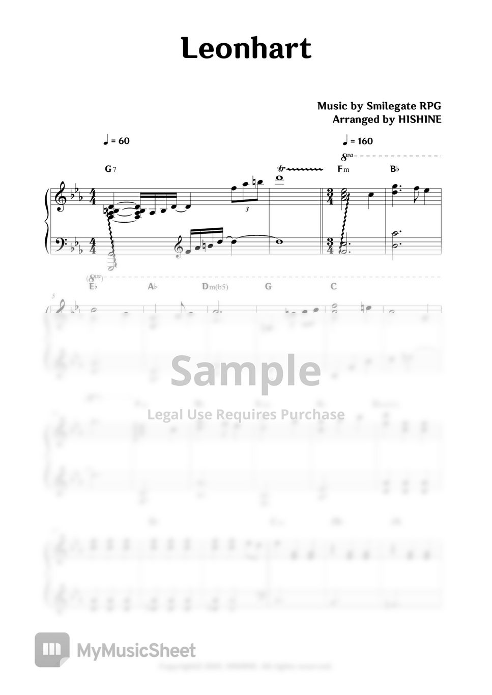 Lost Ark OST - Leonhart Sheets by HISHINE