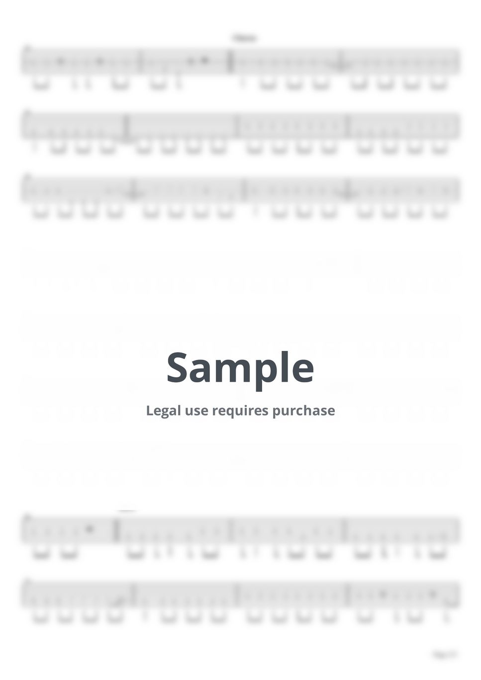 Leo/need needLe (Bass TAB) Sheets by Muya