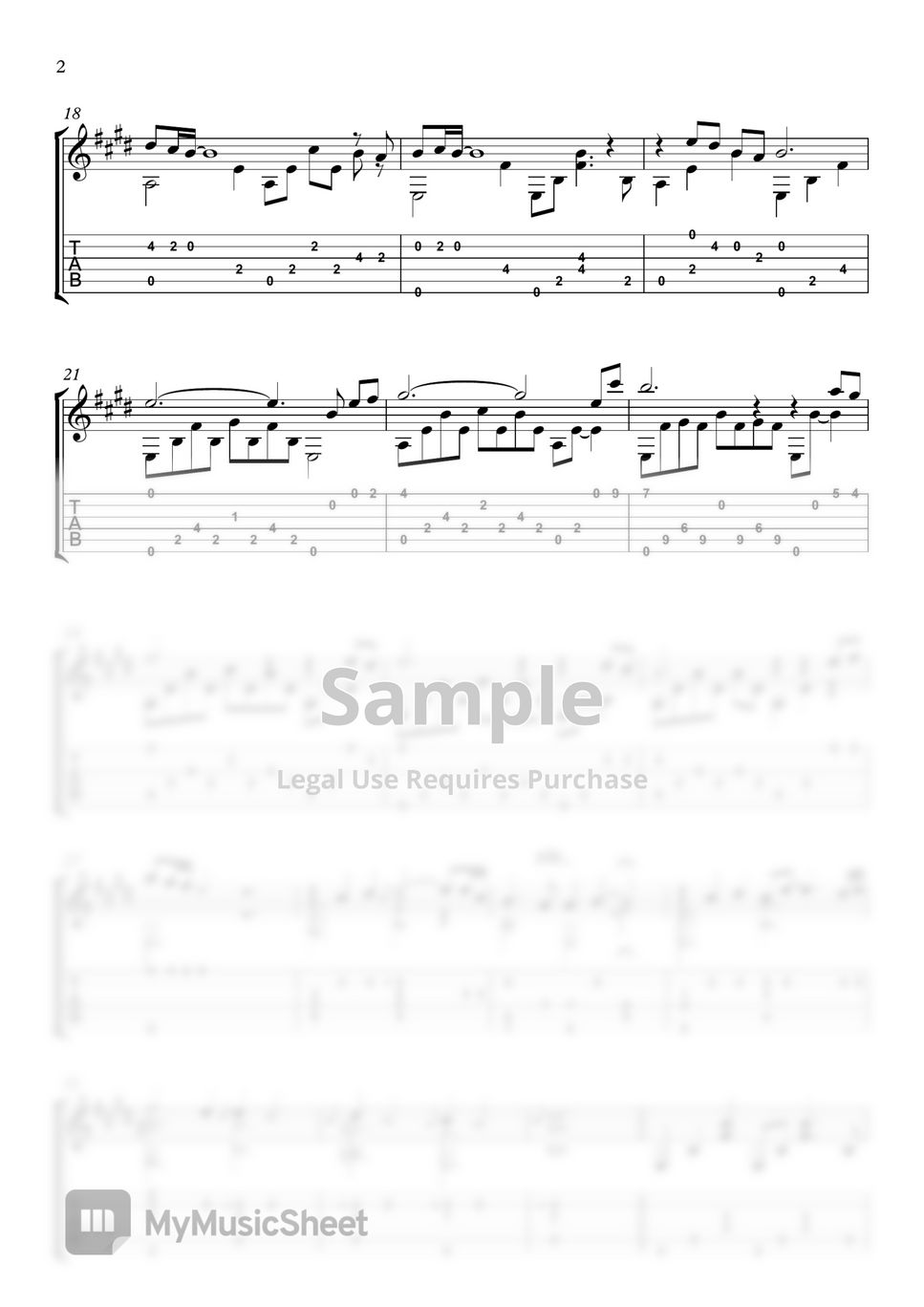 yuki-kajiura-everyday-life-classical-guitar-guitar-cover-tab